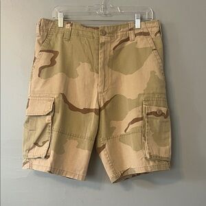 Rothco Desert Camo Cargo Shorts in Tan & Brown